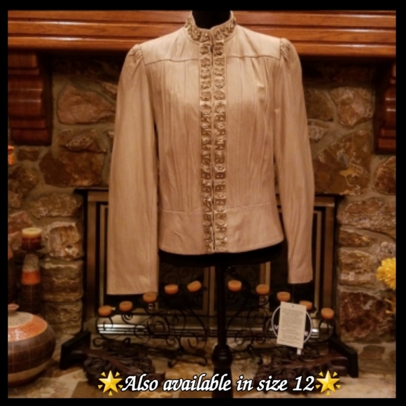 Peter Nygard Jackets & Blazers - Peter Nygard Luxe Leather Jacket Size 14